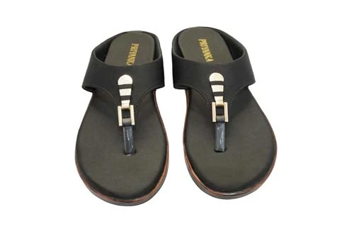 Stay Causal With Leather Chappal k-7051