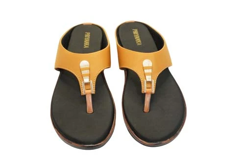 Stay Causal With Leather Chappal k-7051