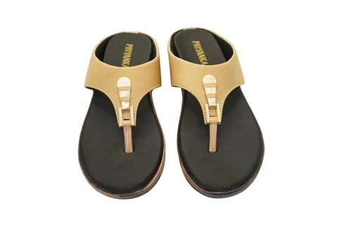Stay Causal With Leather Chappal k-7051