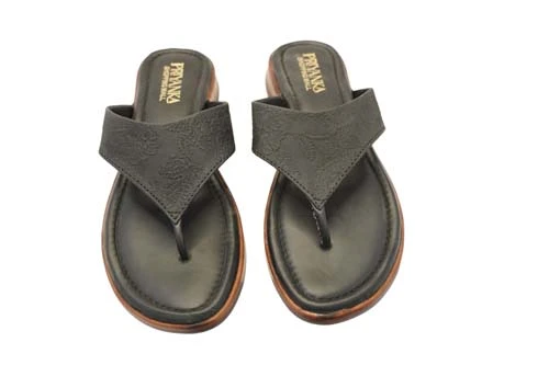 Stay Casual With Leather ChappalK-098